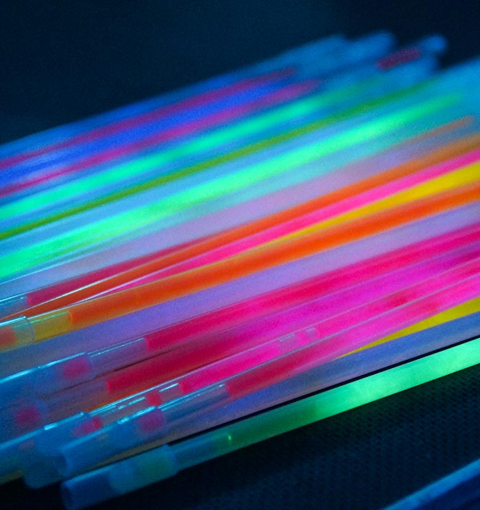 pulseras luminosas glow sticks collar gafas fluorescente