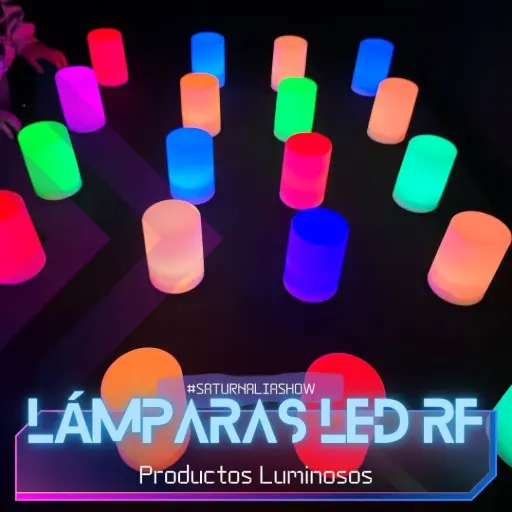 Lámparas LED radiofrecuencia DMX
