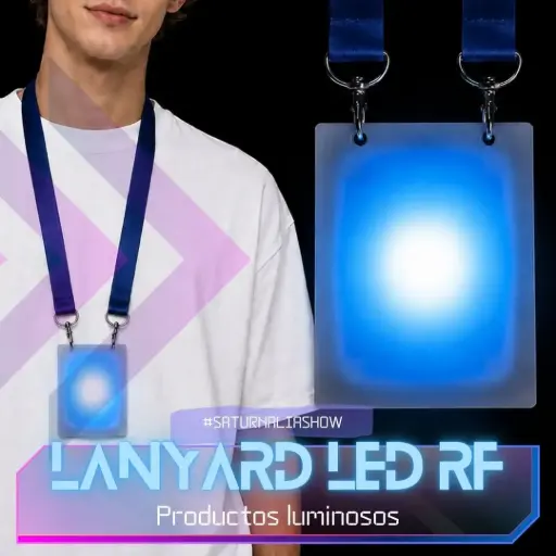 Lanyards / Acreditaciones LED radiofrecuencia DMX