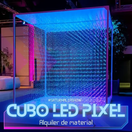 Cubo LED pixel 3D