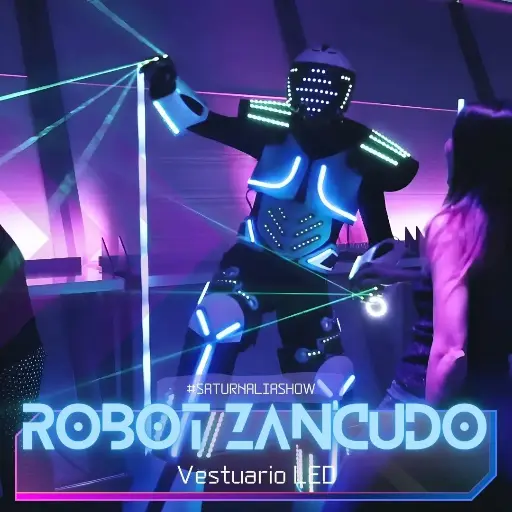 Robot zancudo LED